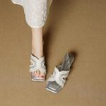 Exquisite Handmade Leather Women's Shoes: High-End Elegance Redefined(EcqiHC-8036)