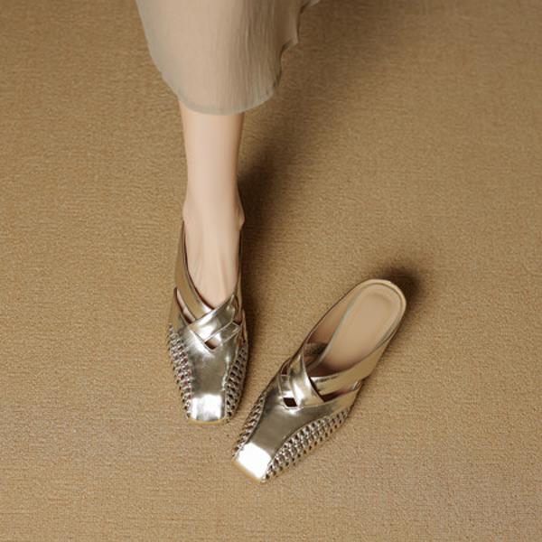 Exquisite Handcrafted Leather Women's Shoes: A Touch of Luxury and Elegance(EcqiH-8038)