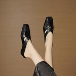 Exquisite Handcrafted Leather Women's Shoes: A Touch of Luxury and Elegance(EcqiH-8038)