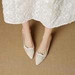 Handcrafted Genuine Leather Women's Shoes: Luxury, Elegance, and Artistry.(EcqiH-8039)