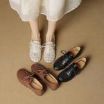 Handcrafted Genuine Leather Women's Shoes: Exquisite Quality & Timeless Elegance(EcqiH-8055)