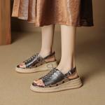 Luxury Handcrafted Leather Women's Shoes Elegance(EcqiH-8062)