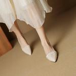 Luxury Handcrafted Leather Women's Shoes: Exquisite Craftsmanship & Timeless Elegance(EcqiH-8075)