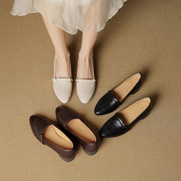 Handcrafted Luxury Leather Woman's Shoes(EcqiH-8078)