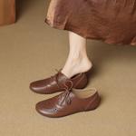 Exquisite Handmade Leather Women's Shoes: Elegance in Every Detail(EcqiH-8068)