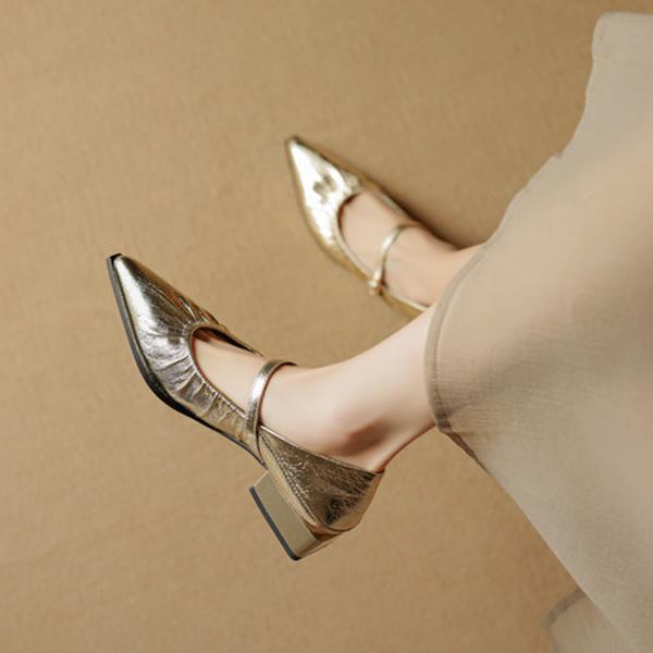 Handcrafted Luxury Leather Women's Shoes: Exquisite Quality and Elegant Design(EcqiHL-8069)