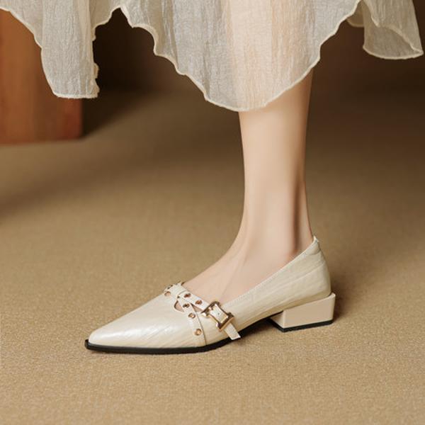 Exquisite Handmade Leather Womens Shoes: A Touch of Luxury and Elegance(EcqiHL-8072)