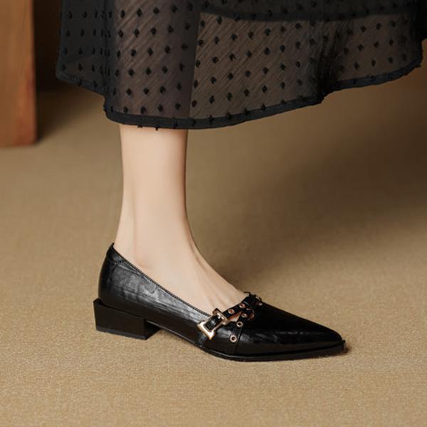 Exquisite Handmade Leather Womens Shoes: A Touch of Luxury and Elegance(EcqiHL-8072)