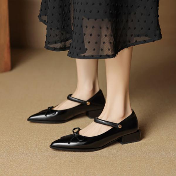 Luxurious Handcrafted Leather Women's Shoes: Exquisite Craftsmanship & Elegance(EcqiHL-8070)