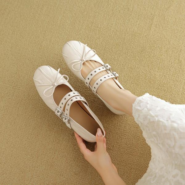 Luxurious Handcrafted Leather Women's Shoes: Elegance in Every Detail(EcqiHC-8092)