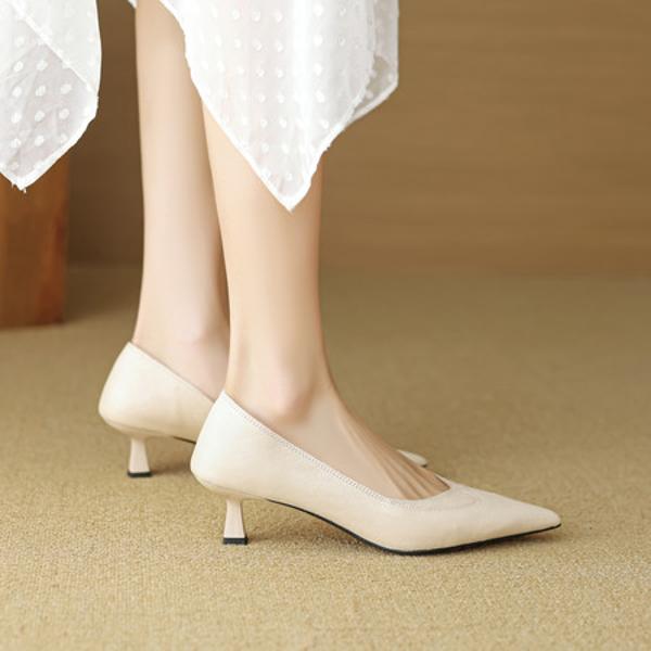 Handcrafted Luxury Leather Women's Shoes: Exquisite Quality & Elegance(EcqiHC-8100)