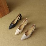 Handcrafted Luxury Leather Women's Shoes(EcqiHC-8095)