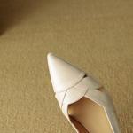 Handcrafted Luxury Leather Women's Shoes(EcqiHC-8095)