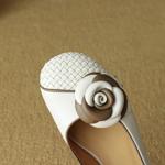 Elegant Handcrafted Leather Women's Shoes - Luxury Quality and Craftsmanship(EcqiHC-8105)