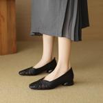 Handcrafted Leather Women's Shoes: Elegance Redefined(EcqiHC-8090)