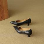 Handcrafted Luxury Leather Women's Shoes with Exquisite Detailing(EcqiHC-8089)