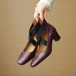 Handcrafted Luxury Leather Women’s Shoes: Exquisite Craftsmanship & Elegant Design(EcqiHC-8122)