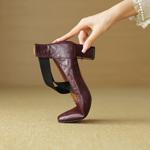 Handcrafted Luxury Leather Women’s Shoes: Exquisite Craftsmanship & Elegant Design(EcqiHC-8122)