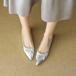 Luxury Handcrafted Leather Women’s Shoes: Elegance Redefined(EcqiHC-8112-1)