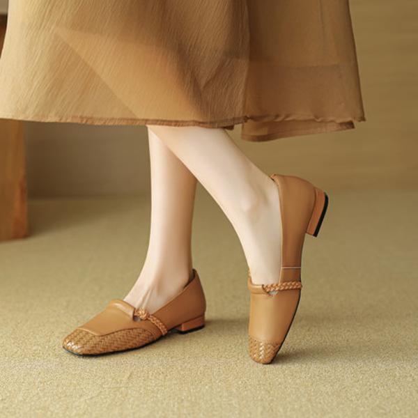 Luxury Handmade Leather Women's Shoes - Exquisite Craftsmanship & Quality(EcqiHC-8132)