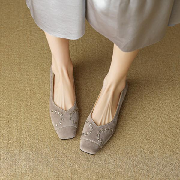 Handcrafted Genuine Leather Women’s Shoes: Luxury Elegance(EcqiHL-8108)