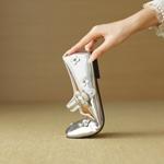 Elegant Handmade Leather Women's Shoes - Luxury Craftsmanship(EcqiHC-8120)