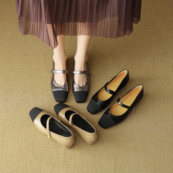 Exquisite Handcrafted Leather Pumps for Elegance(EcqiHL-8130)