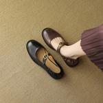 Elegance Redefined: Handcrafted Genuine Leather Women's Shoes of Luxury Quality(EcqiHC-8116)