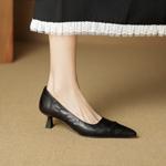 Handcrafted Luxury Leather Women's Shoes, Exquisite Craftsmanship(EcqiHC-8180)