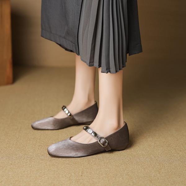 Handcrafted Premium Leather Women's Shoes - Elegant Luxury Design(EcqiH-8198)