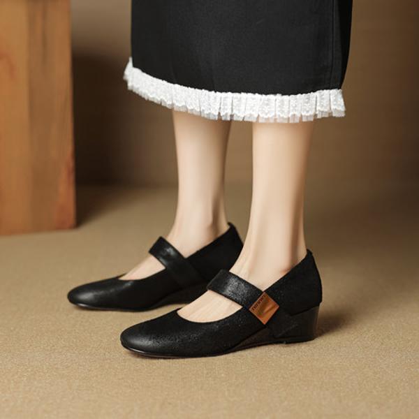 Handcrafted Luxury Genuine Leather Women's Shoes: Elegance Redefined(EcqiH-8172)