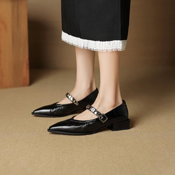 Handcrafted Luxury Leather Women's Shoes for Elegance(EcqiHL-8176)