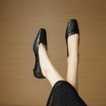 Handcrafted Leather Women's Shoes: Elegance in Luxury Quality(EcqiHC-8196)