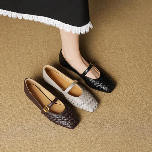 Handcrafted Genuine Leather Women's Shoes - Luxury, Quality & Elegance(EcqiH-8199)