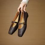 Handcrafted Genuine Leather Women's Shoes - Luxury, Quality & Elegance(EcqiH-8199)