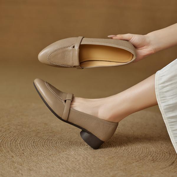 Exquisite Handmade Leather Women's Shoes: Luxury & Elegance(EcqiH-8212)