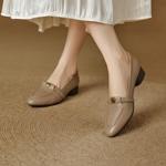 Handcrafted Genuine Leather Women’s Shoes: Luxurious Elegance & Quality(EcqiH-8215)