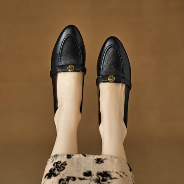 Handcrafted Genuine Leather Women’s Shoes: Luxurious Elegance & Quality(EcqiH-8215)
