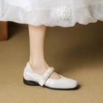 Handcrafted Genuine Leather Women's Shoes: Luxurious Elegance(EcqiHC-8220)