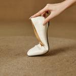 Exquisite Handcrafted Leather Shoes for Elegant Women(EcqiH-8209)