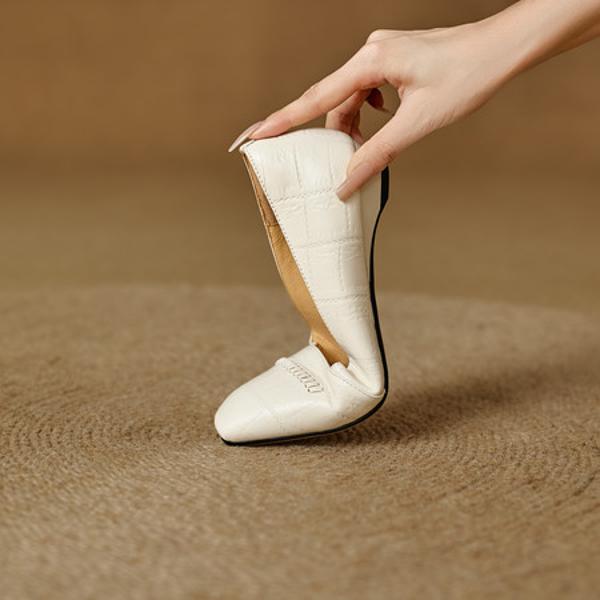 Exquisite Handcrafted Leather Shoes for Elegant Women(EcqiH-8209)