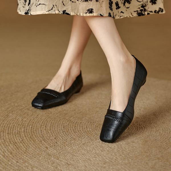 Exquisite Handcrafted Leather Shoes for Elegant Women(EcqiH-8209)