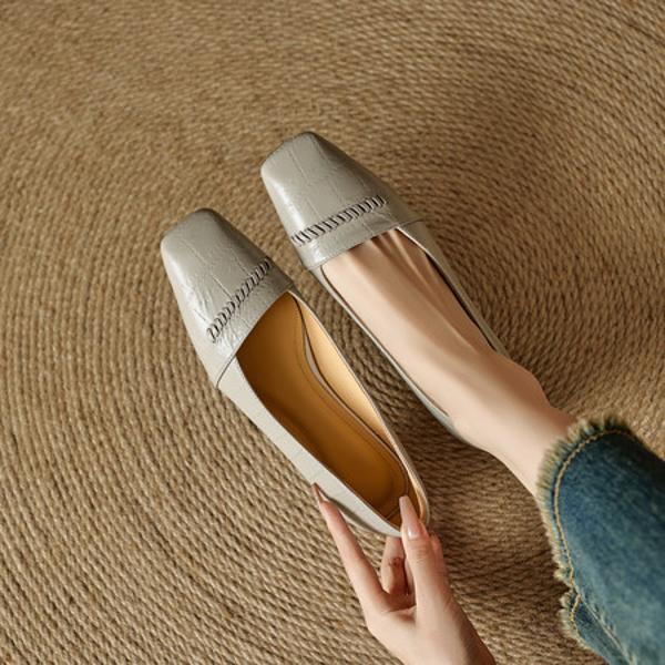 Exquisite Handcrafted Leather Shoes for Elegant Women(EcqiH-8209)