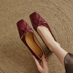 Elegant Luxury Handcrafted Leather Women's Shoes with Exquisite Craftsmanship(EcqiH-8216)