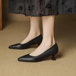 Exquisite Handcrafted Leather Women’s Shoes for Elegant Luxury(EcqiH-8205)