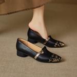 Handcrafted Genuine Leather Women’s Shoes: Elegance Redefined(EcqiH-8250)