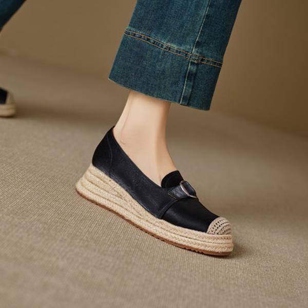 Luxurious Handcrafted Leather Women's Shoes: Exquisite Craftsmanship & Elegance(EcqiH-8235)