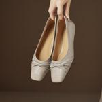 Handcrafted Luxury Leather Women's Shoes for Elegance(EcqiH-8256)