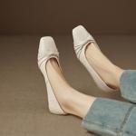 Handcrafted Luxury Leather Women's Shoes for Elegance(EcqiH-8256)