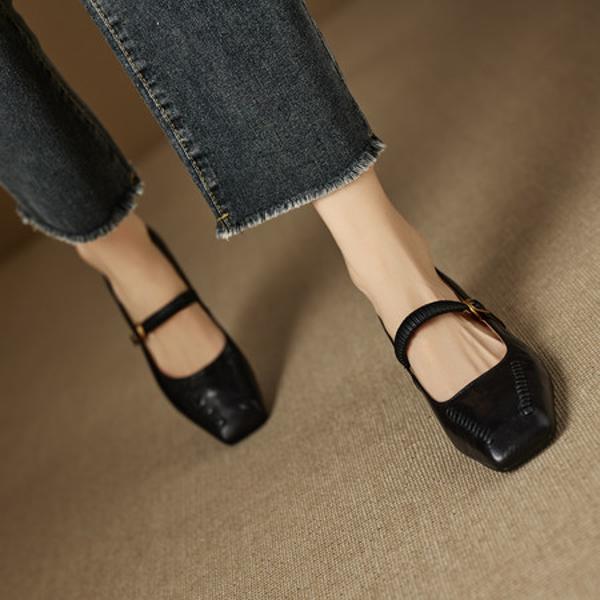 Handcrafted Luxury Leather Women's Shoes for Elegance(EcqiH-8262)